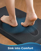 Ophanie Kitchen Mats for Floor, 3/4 inch Thick, 20x39 Anti Fatigue Cushioned Mat - Image 2