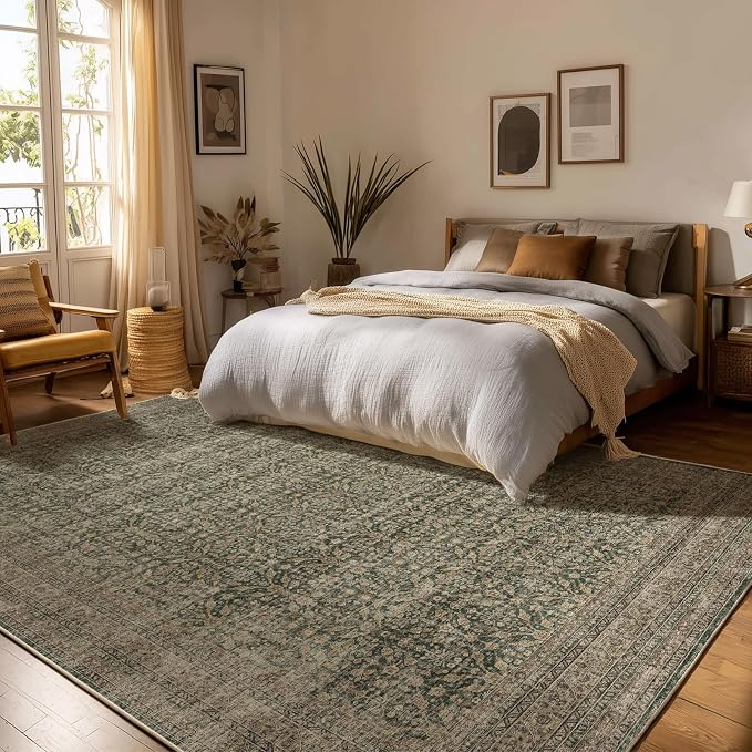 palohom 10x14 Area Rug Washable Rugs: Large Living Room Rug Stain Resistant Non - Image 4