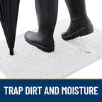 OLANLY Dog Door Mat for Muddy Paws 30x20, Absorbs Moisture and Dirt, Absorbent - Image 2