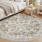 Tortania 6' Round Area Rug Living Room Rugs - Image 3