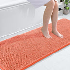 OLANLY Bathroom Runner Rugs 70x24, Extra Soft Absorbent Chenille Bath Rugs by OLANLY