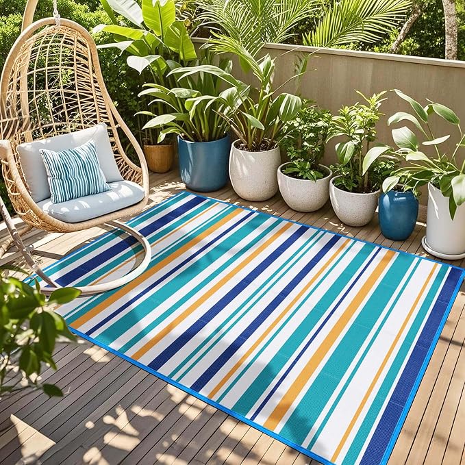 Outdoor Patio Plastic Rug Waterproof - Image 3
