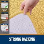 OLANLY Bathroom Rugs 36x24, Extra Soft Absorbent Chenille Bath Rugs, Rubber - Image 6