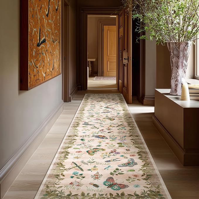 Machine Washable Hallway Runner Rugs: 2'x10' Kitchen Runner Stain Resistant Non - Image 6