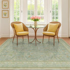 5x8 Sage Green Nursery Area Rug Non Slip, Soft Washable Rugs - Image 3