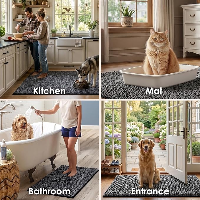 EHEYCIGA Super Absorbent Dog Door Mat - Image 7