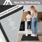 COSY HOMEER Kitchen Rugs Washable Non Slip Kitchen Mats - Image 5