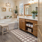 Lahome Zelie Trellis 2x7 Washable Kitchen Bathroom Runner Rug, Non Skid Runners - Image 4