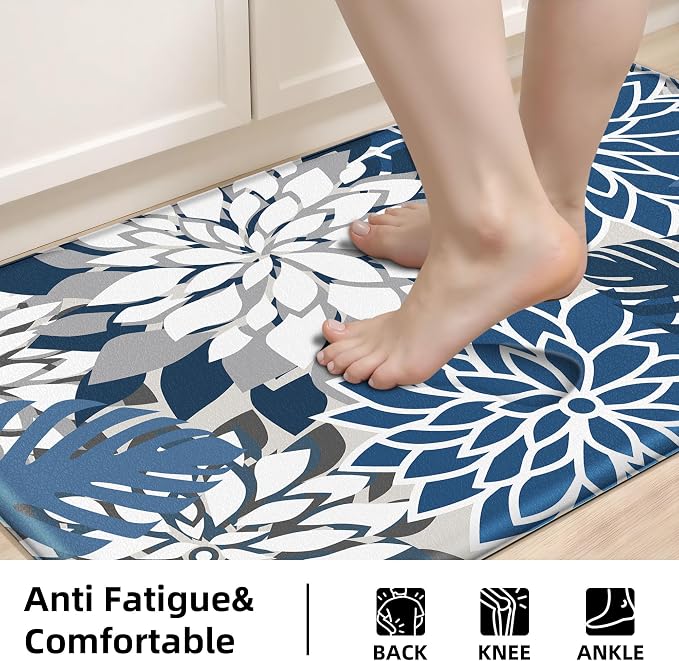 Arenarug Kitchen Mats for Floor 2PCS Cushioned Anti Fatigue Kitchen Mats - Image 9