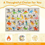 4x6 ABC Classroom Rug for Kids Playroom, Alphabet Rug - Image 4
