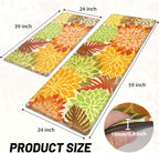 Arenarug Kitchen Mats for Floor 2PCS Cushioned Anti Fatigue Kitchen Mats - Image 2