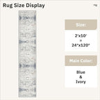 Soalmost Runner Rug 2x10 Washable Non-Slip Hallway Runner Rugs - Image 5
