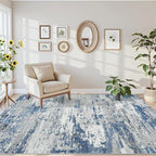 Area Rugs 6x9 Living Room: Large Soft Washable Rug Modern Abstract Anti-Skid - Image 7