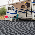 SAND MINE Waterproof Outdoor Rug 9x12 ft, Plastic Reversible Rug, Modern Area - Image 6