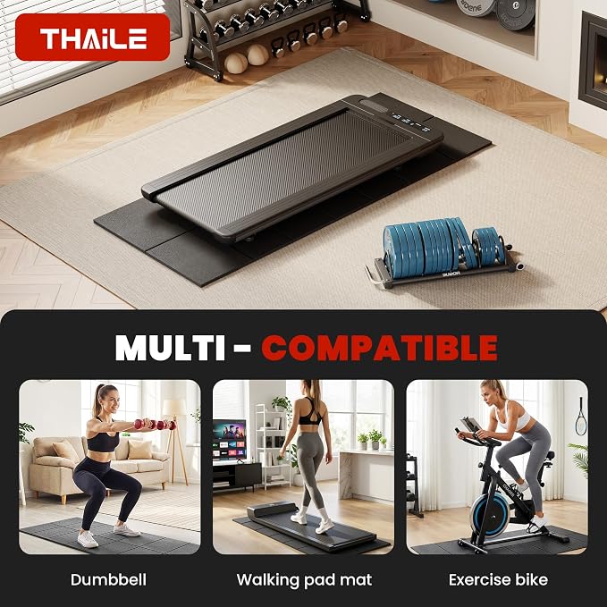 Walking Pad Treadmill Mat for Carpet Floors, 55x24 Hardwood Floor Protection - Image 7