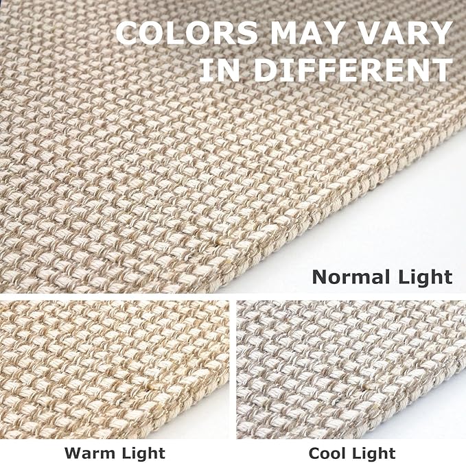 IOHOUZE Washable Area Rug 4x6 Non Slip Rubber Backed Woven Rugs - Image 5