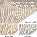 IOHOUZE Washable Area Rug 4x6 Non Slip Rubber Backed Woven Rugs - Image 5