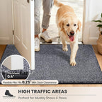 PURRUGS Easy Care Area Rug 4.5ft x 7ft, Non-Slip Washable Entryway Rug - Image 6