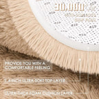 OLANLY 4x10 Area Rugs for Living Room Bedroom, Machine Washable Soft Fluffy - Image 7
