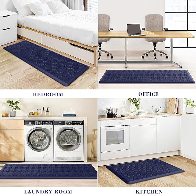 Kitchen Mat Cushioned Anti-Fatigue Floor Mat Water Resistant Non-Skid Kitchen - Image 7