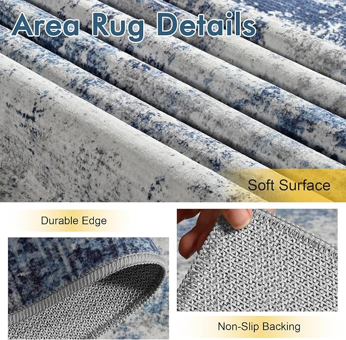 9x12 Ft Extra Large Washable Area Rugs - Image 6