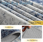 5x7 Ft Area Rugs for Living Room, Soft Non-Slip Washable Rugs Modern Abstract - Image 6