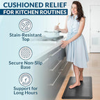 ComfiLife Anti Fatigue Floor Mat – 3/4 Inch Thick Kitchen Mats - Image 6