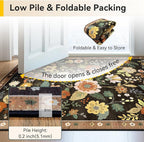 RELEANY Floral 5x7 Area Rugs Washable Print Boho Cute Carpet Non Slip Flower - Image 4