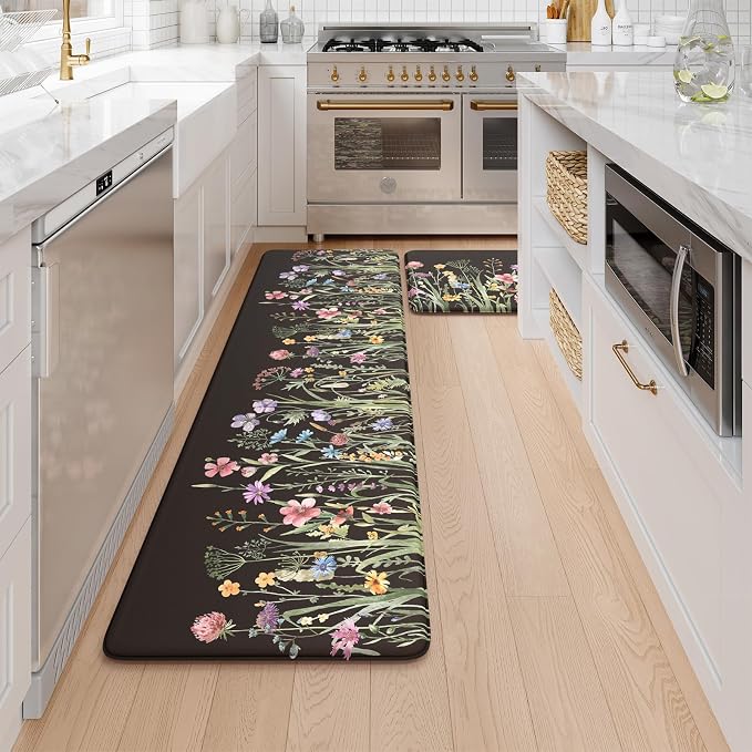 KIMODE Kitchen Mats Cushioned Anti Fatigue, Padded Kitchen Floor Mats, Non Slip - Image 9