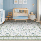 Blue and Green 4x6 Rugs for Small Living Room - Image 8