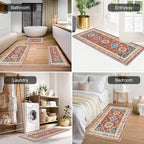 HEBE Boho Kitchen Rug Sets 3 Piece - Image 4