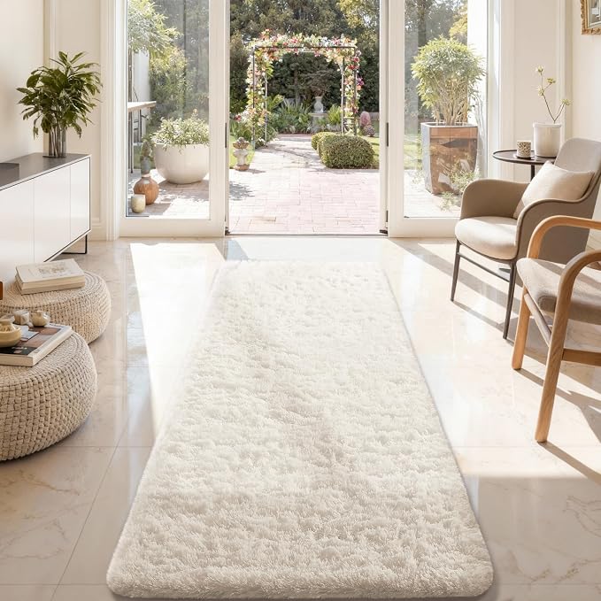 Ophanie Runner Rug for Hallway, 3x8 Washable Non-Slip Fluffy Soft Bedside Rugs - Image 5