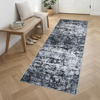 Washable Area Rug 3x10 Entryway Rug: Washable Modern Abstract Soft Thin Rug - Image 3