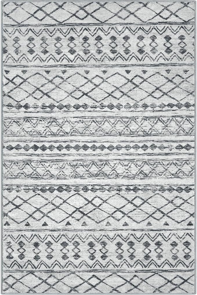 KUTA Moroccan Rugs for Entryway, Non-Slip Washable Ultra Soft Hallway Runner Rug - Image 8