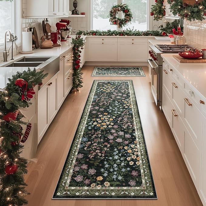 Machine Washable Rug Runners for Hallways: 2'6"x8' Kitchen Rugs Stain Resistant - Image 9