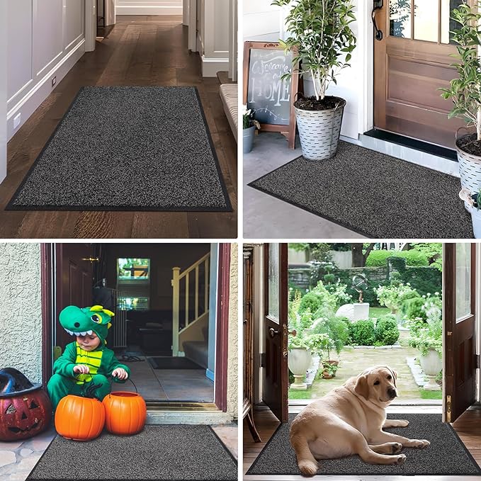 Mibao Super Absorbent Front Door Mat, Non-Slip Washable Indoor Doormats - Image 7