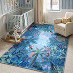 LIVEBOX Jungle Animal Print Dining Room Rugs - Image 2
