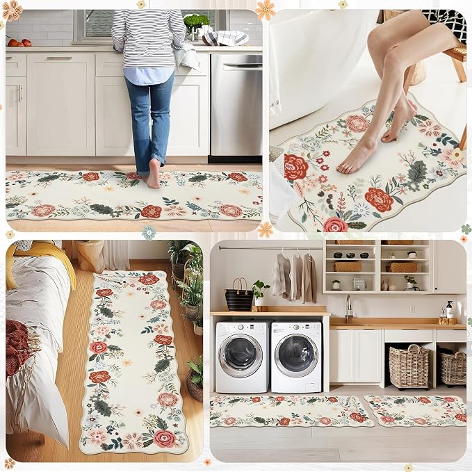 Homcomoda Floral Kitchen Rugs Mats - Image 7