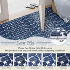 Lahome Moroccan Washable Area Rugs 6x9 Non-Slip Ultra-Thin Soft Living Room - Image 3
