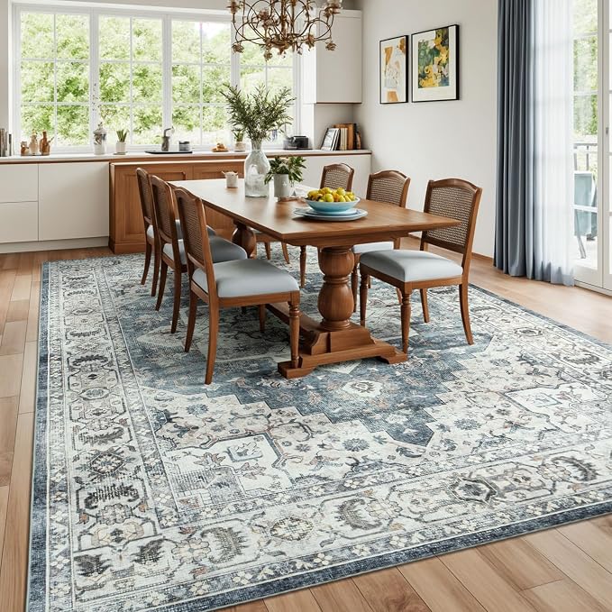 Lessymo Large Area Rugs 9x12 for Living Room, Soft Washable Rug for Bedroom - Image 4
