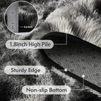 9x12 Ft Extra Large Shag Rugs for Living Room, Tie Dyed Ultra Soft Fluffy Furry - Image 6