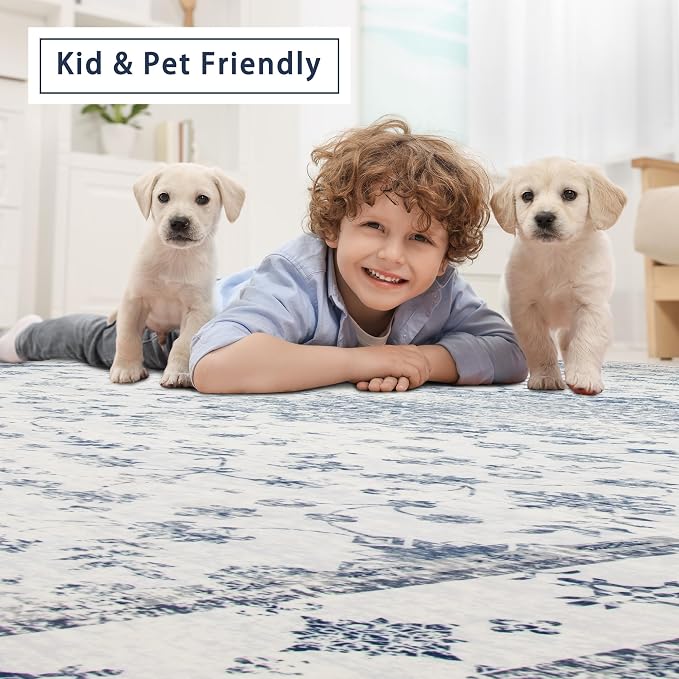 Srugn Washable Rugs 8x10 Area Rugs - Image 6