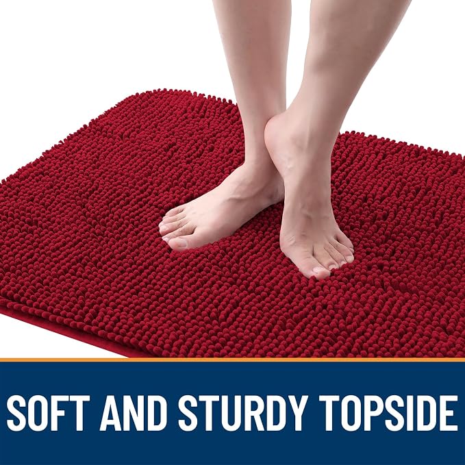 OLANLY Dog Door Mat for Muddy Paws 34x21, Absorbs Moisture and Dirt, Absorbent - Image 4