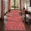 SERISSA Hallway Runner Rug, Soft Low-Pile Geometric Indoor Long Carpet by SERISSAHomeDecorCollection