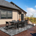 Outdoor Patio Plastic Straw Rug - Image 5