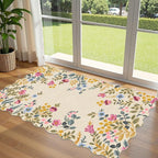 Colorful Floral Entry Rug by Othilic