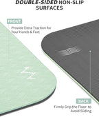 CAMBIVO Yoga Mat 72" x 48" Large Workout Mat - Image 4