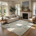 8x10 Washable Rugs, Ultra Soft Faux Wool Retro Carpets, Non Slip Backing by BGASZMakeYourHomeMoreCozy