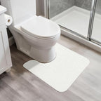 Bosap Toilet Rugs U Shaped Bathroom Rug, Machine Washable Non Slip Quick Dry by BosapDirect