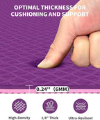 CAMBIVO Yoga Mat 72" x 48" Large Workout Mat - Image 3